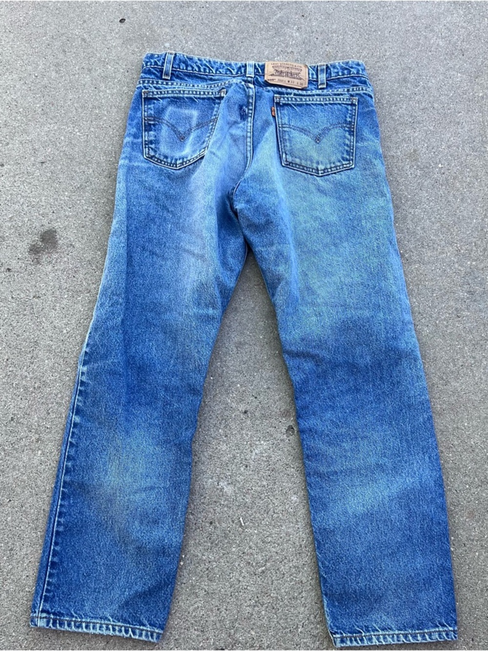 VTG Levi’s 505 Jeans Mens 33x30 Orange Tab Blue Denim 90s 1997